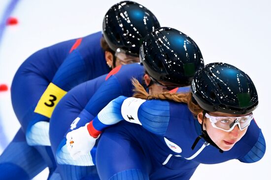 China Olympics 2022 Speed Skating Women Team Pursuit