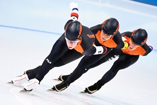 China Olympics 2022 Speed Skating Women Team Pursuit