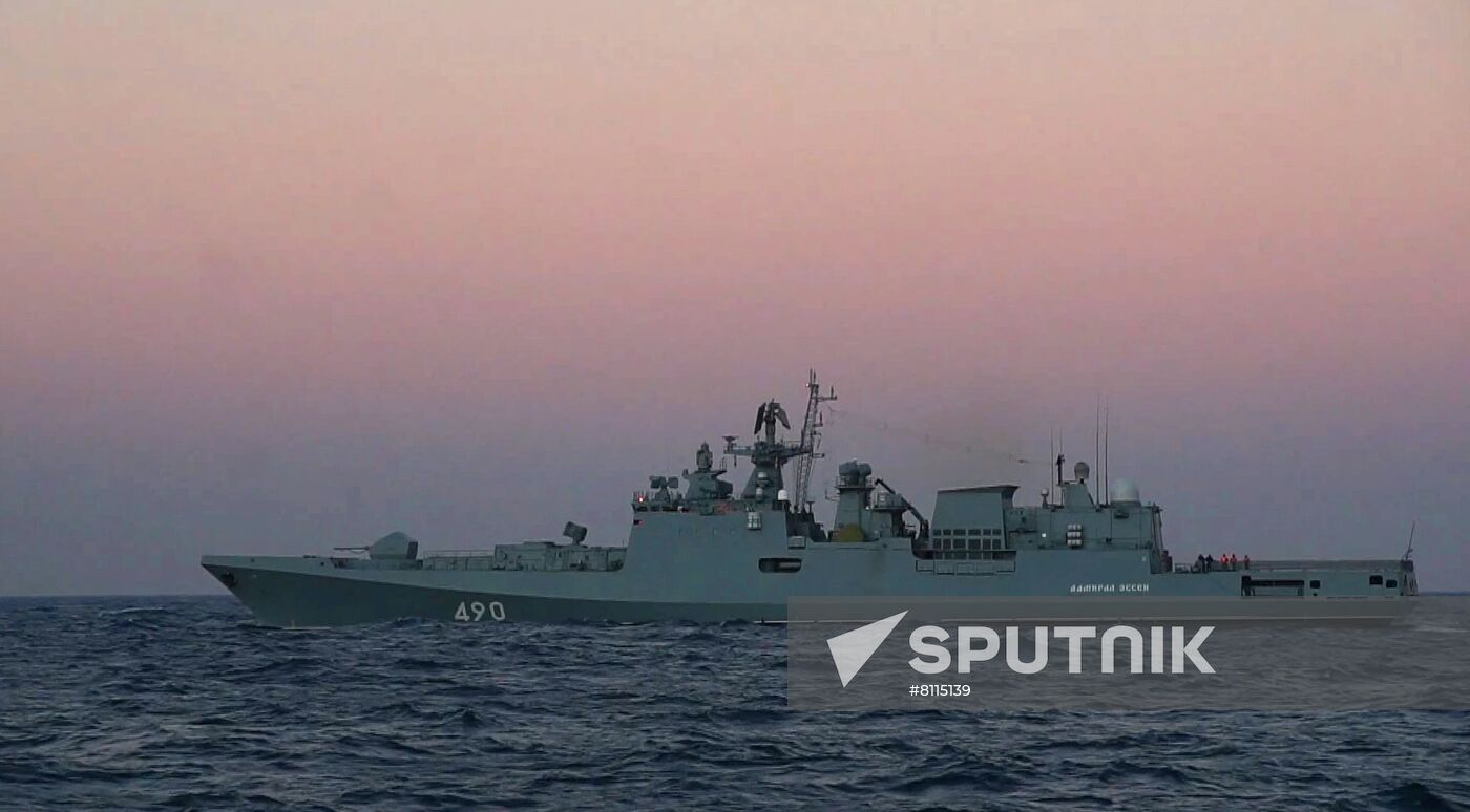 Russia Naval Drills