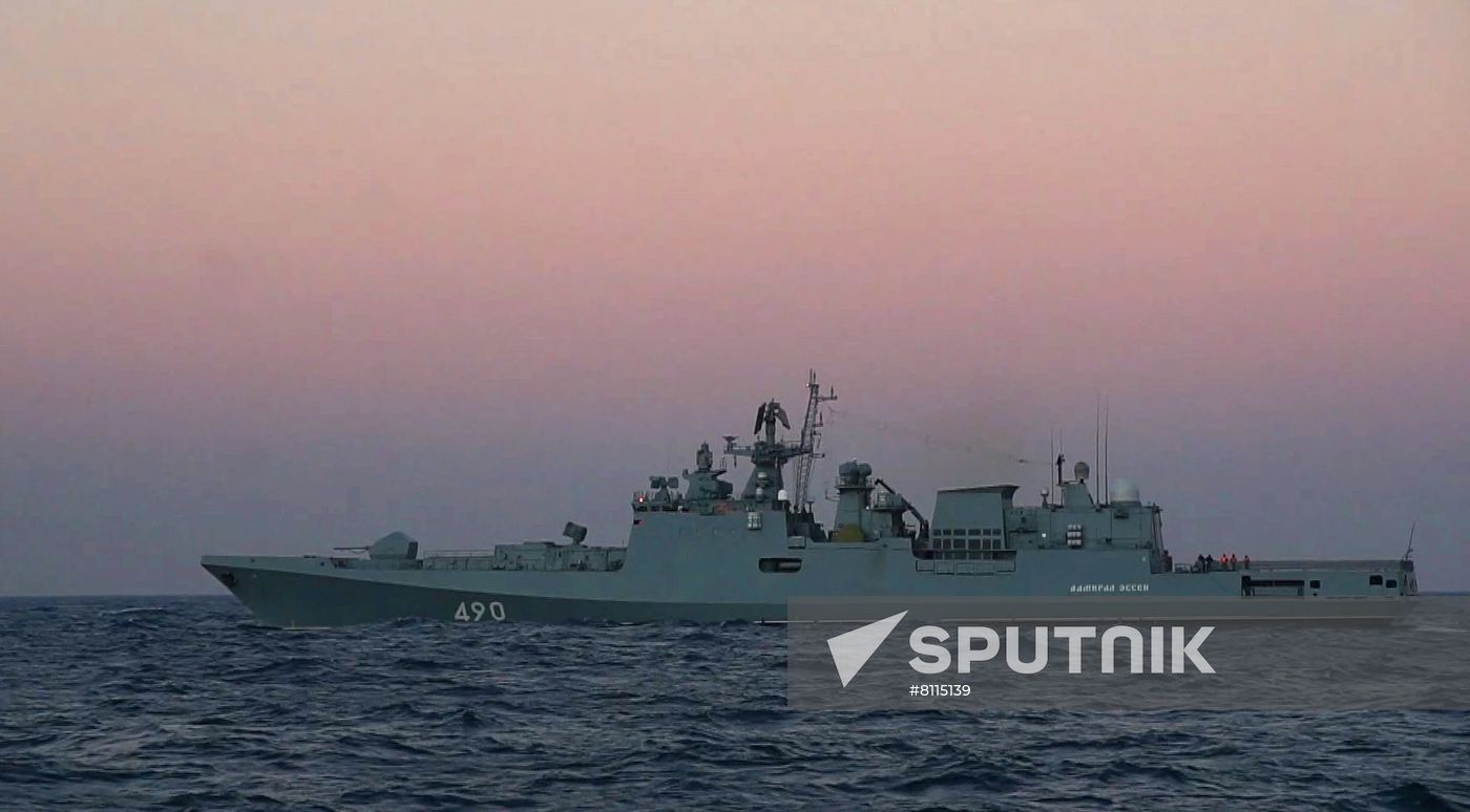 Russia Naval Drills