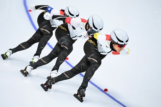 China Olympics 2022 Speed Skating Women Team Pursuit