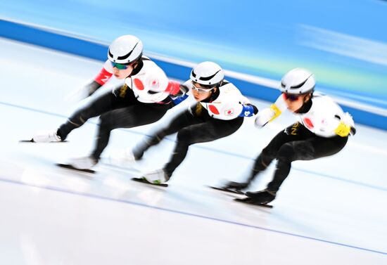 China Olympics 2022 Speed Skating Women Team Pursuit