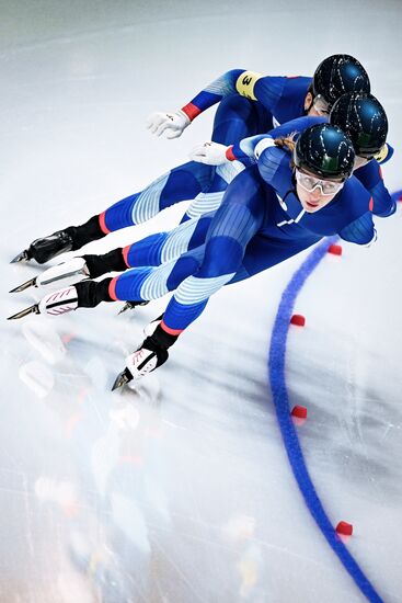 China Olympics 2022 Speed Skating Women Team Pursuit