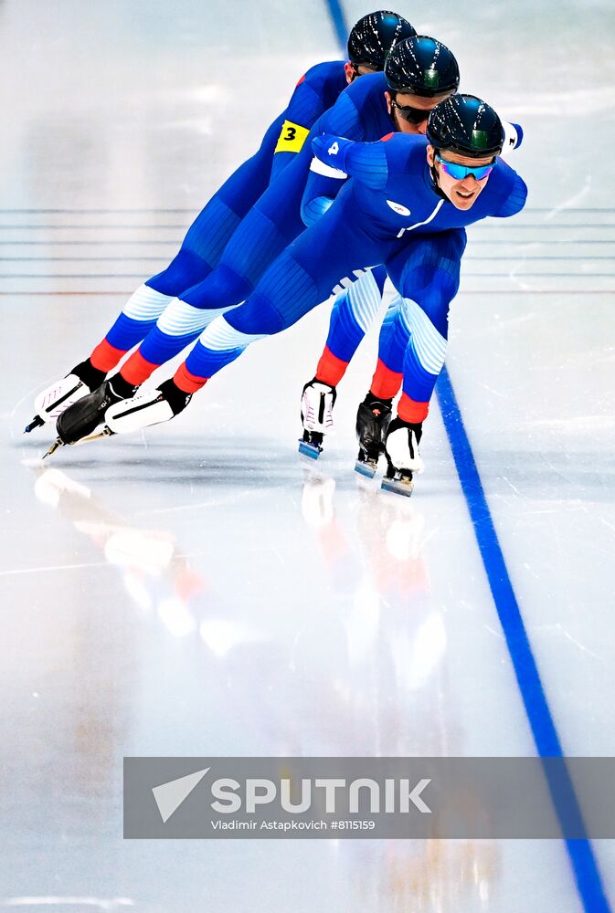 China Olympics 2022 Speed Skating Men Team Pursuit