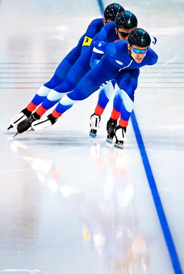 China Olympics 2022 Speed Skating Men Team Pursuit