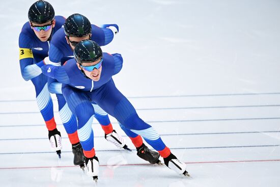 China Olympics 2022 Speed Skating Men Team Pursuit