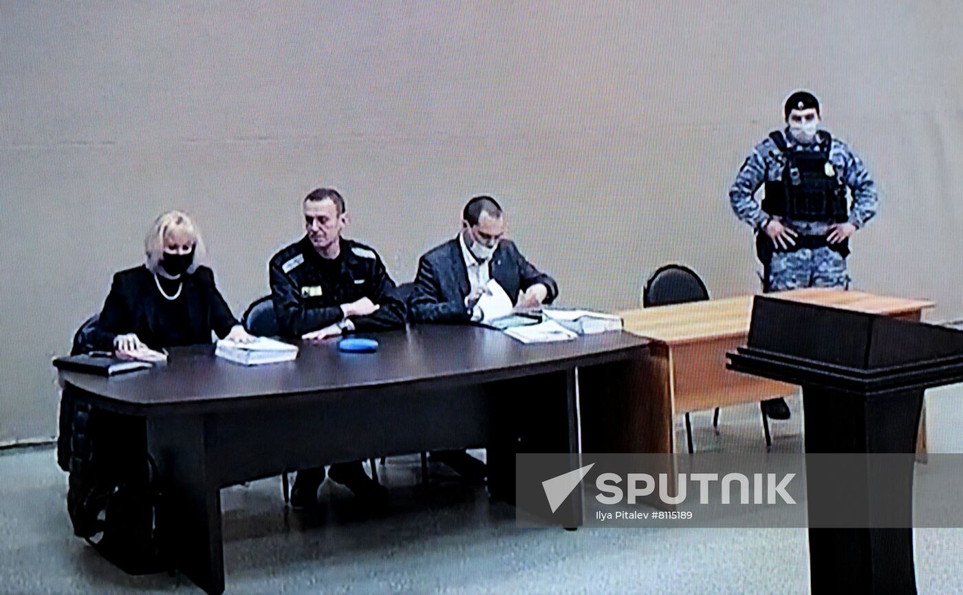 Russia Navalny New Case Trial