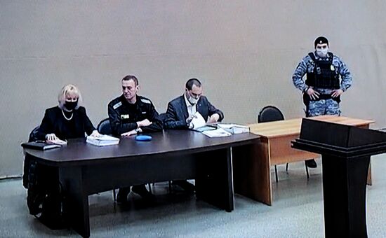 Russia Navalny New Case Trial