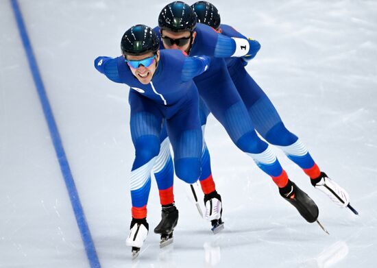 China Olympics 2022 Speed Skating Men Team Pursuit