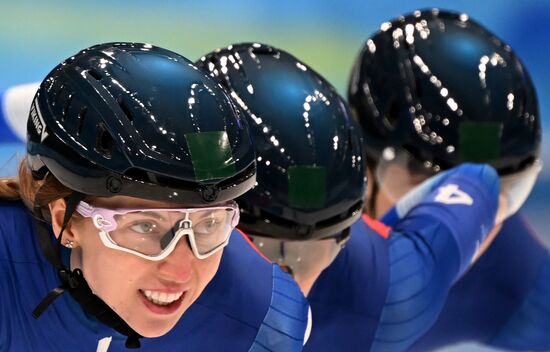 China Olympics 2022 Speed Skating Women Team Pursuit