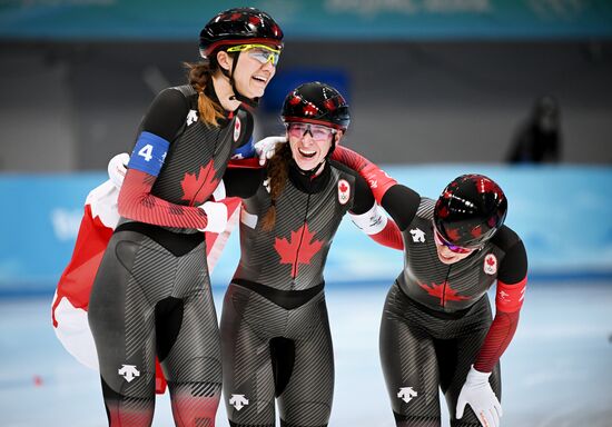 China Olympics 2022 Speed Skating Women Team Pursuit