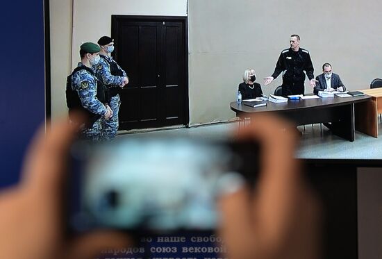 Russia Navalny New Case Trial