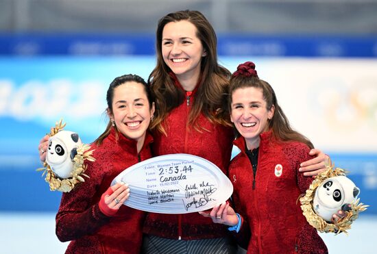China Olympics 2022 Speed Skating Women Team Pursuit