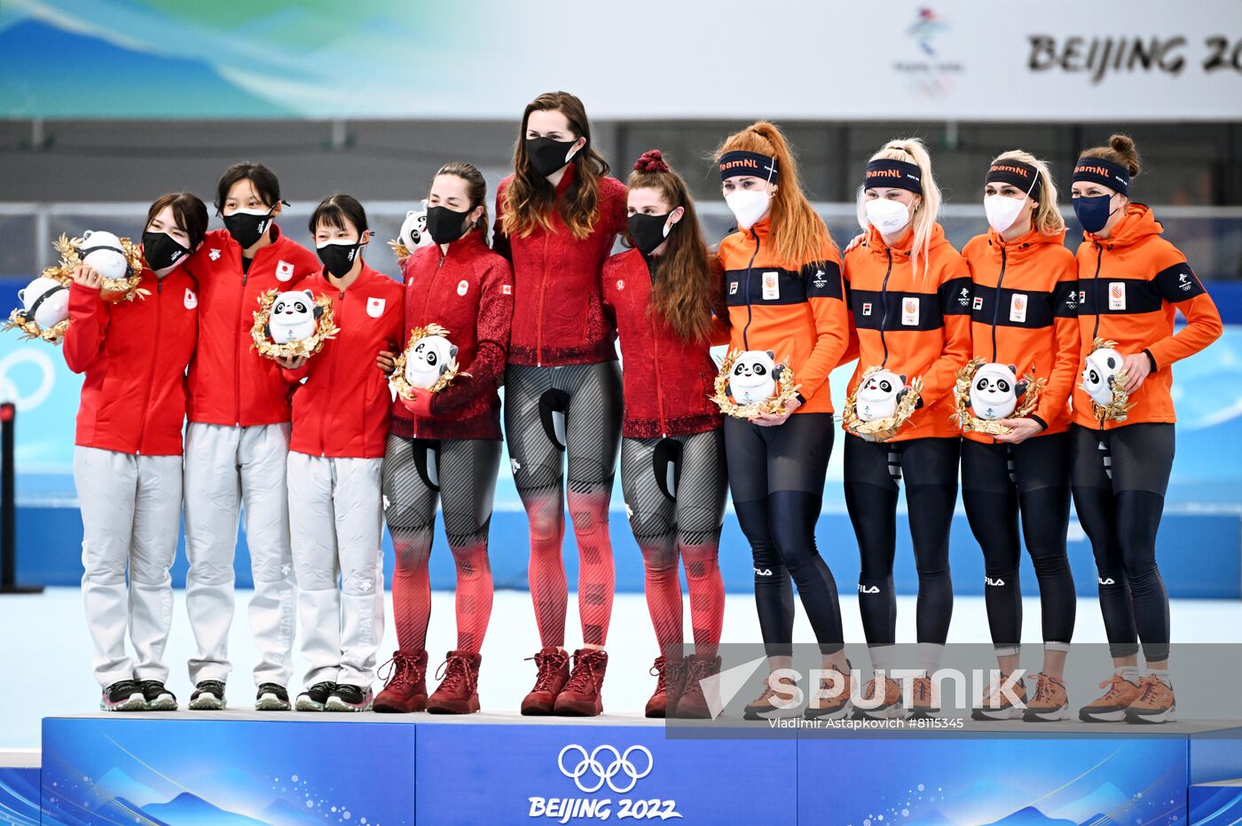 China Olympics 2022 Speed Skating Women Team Pursuit