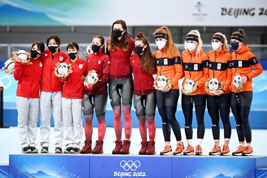 China Olympics 2022 Speed Skating Women Team Pursuit