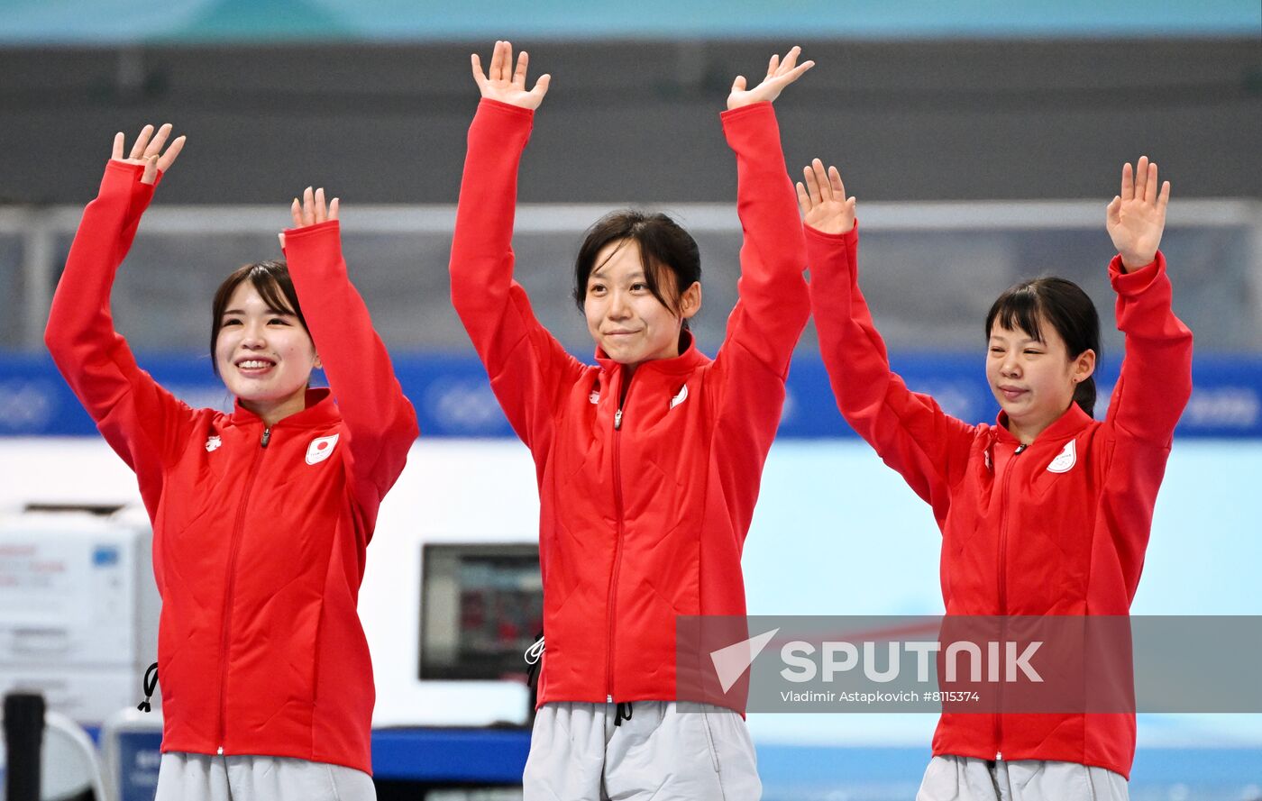 China Olympics 2022 Speed Skating Women Team Pursuit