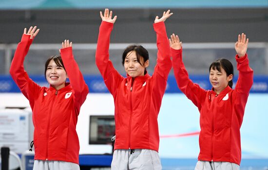 China Olympics 2022 Speed Skating Women Team Pursuit