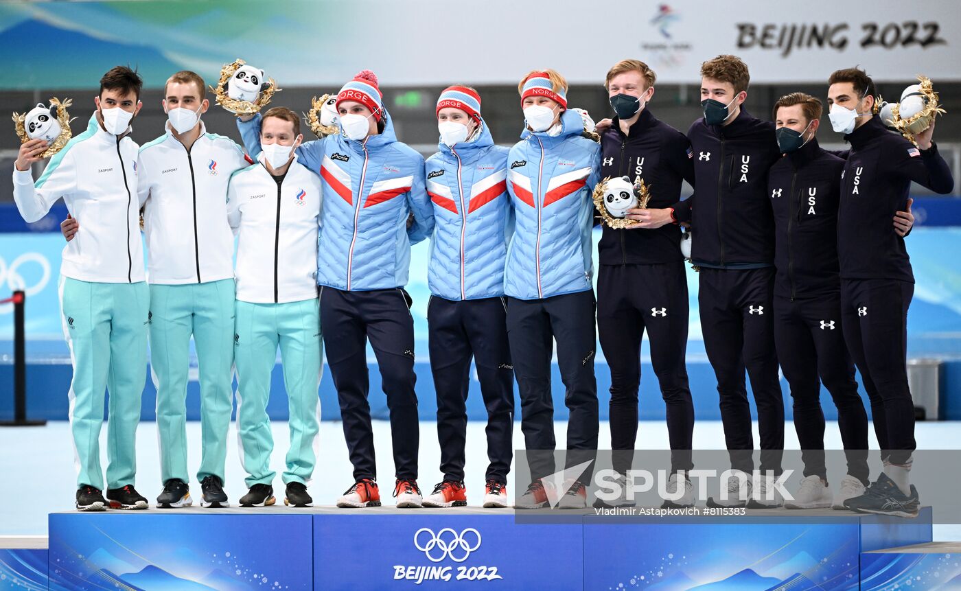 China Olympics 2022 Speed Skating Men Team Pursuit