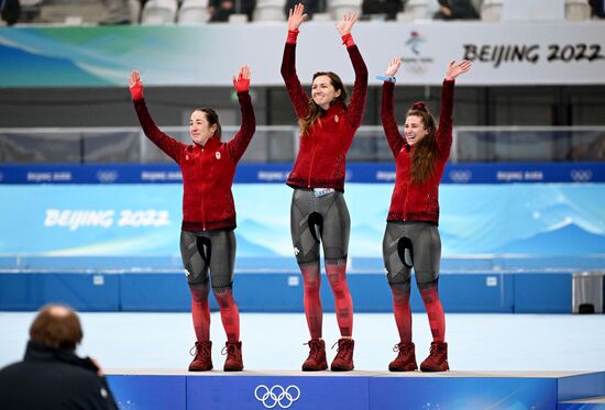 China Olympics 2022 Speed Skating Women Team Pursuit