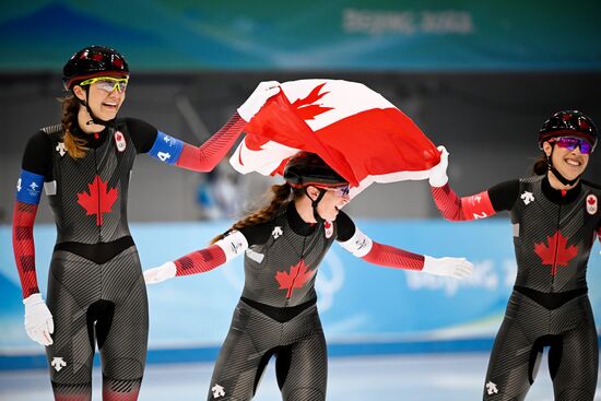 China Olympics 2022 Speed Skating Women Team Pursuit