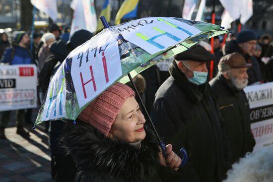 Ukraine Coronavirus Restrictions Protest