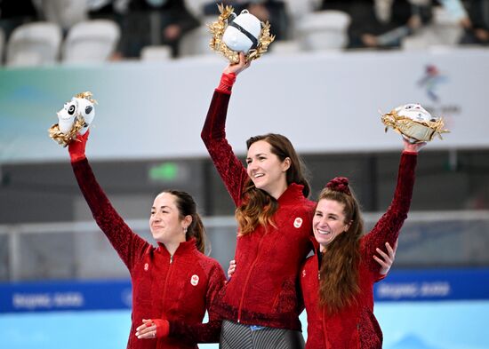 China Olympics 2022 Speed Skating Women Team Pursuit