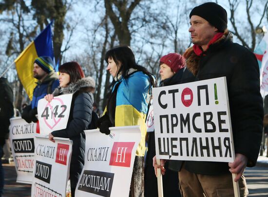 Ukraine Coronavirus Restrictions Protest