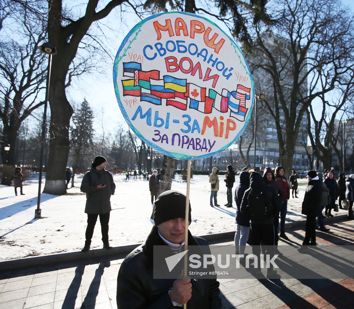 Ukraine Coronavirus Restrictions Protest