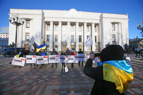 Ukraine Coronavirus Restrictions Protest