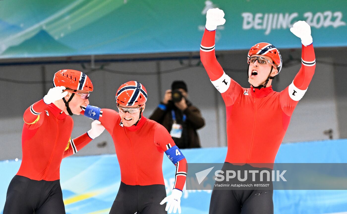 China Olympics 2022 Speed Skating Men Team Pursuit