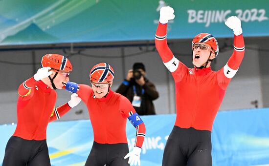 China Olympics 2022 Speed Skating Men Team Pursuit