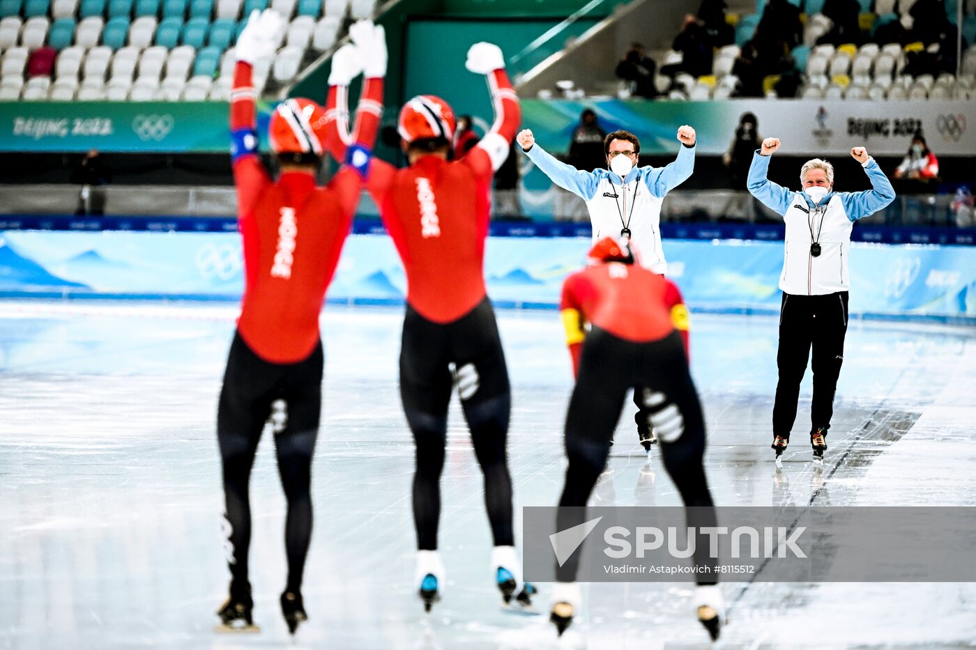 China Olympics 2022 Speed Skating Men Team Pursuit