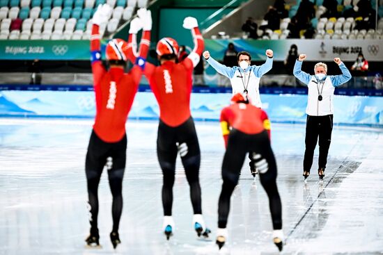 China Olympics 2022 Speed Skating Men Team Pursuit