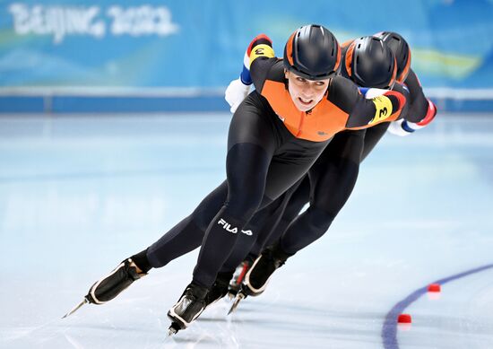 China Olympics 2022 Speed Skating Women Team Pursuit