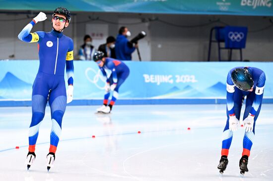 China Olympics 2022 Speed Skating Men Team Pursuit