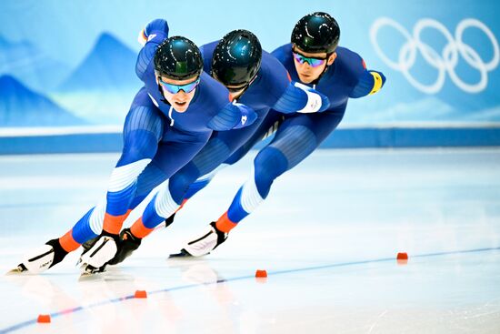 China Olympics 2022 Speed Skating Men Team Pursuit