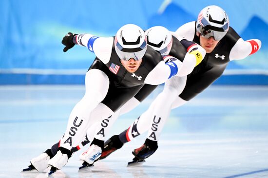 China Olympics 2022 Speed Skating Men Team Pursuit