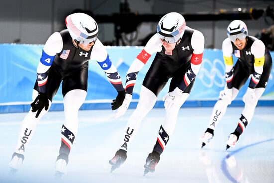 China Olympics 2022 Speed Skating Men Team Pursuit