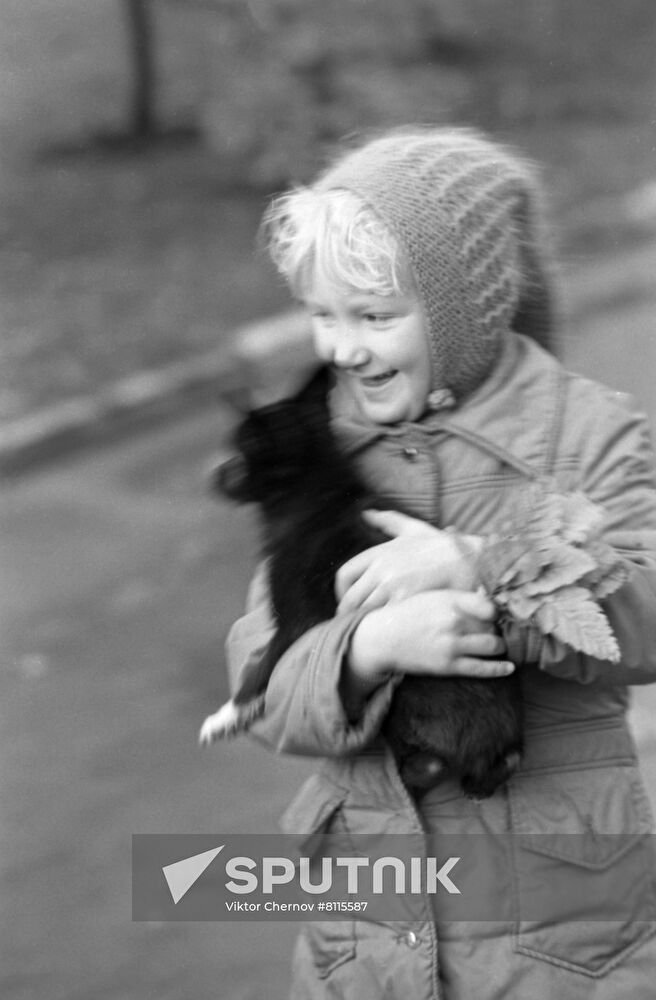 Girl from Moscow kindergarten