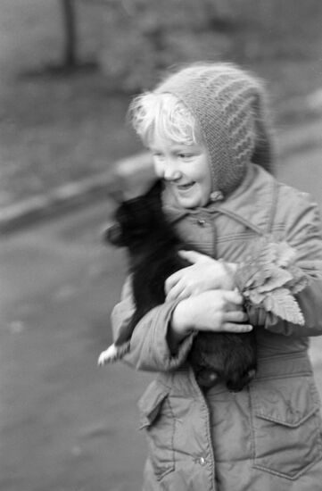 Girl from Moscow kindergarten