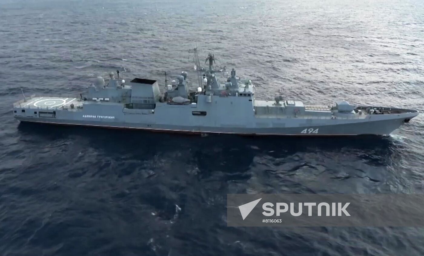 Russia Naval Drills