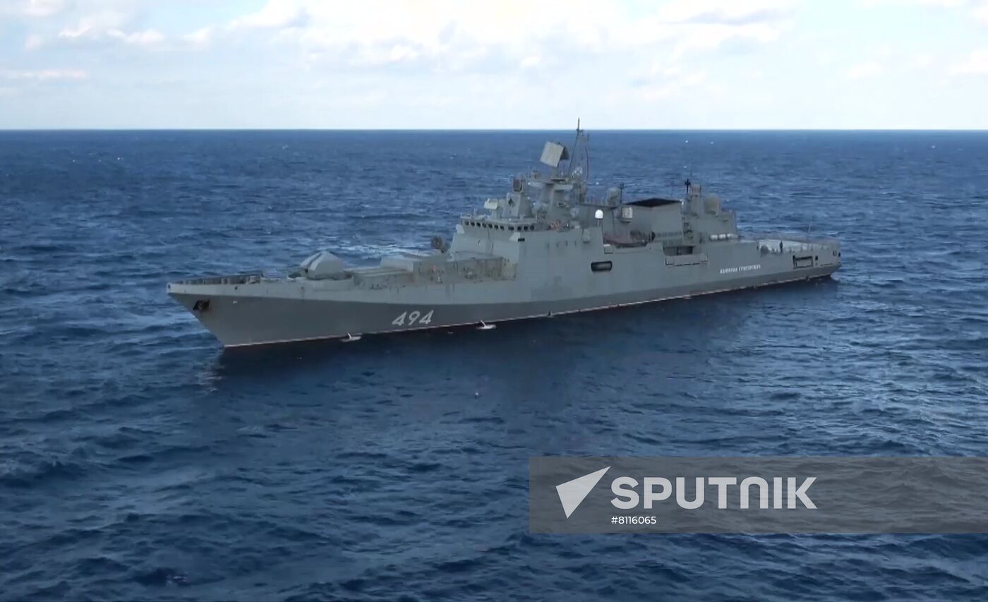 Russia Naval Drills