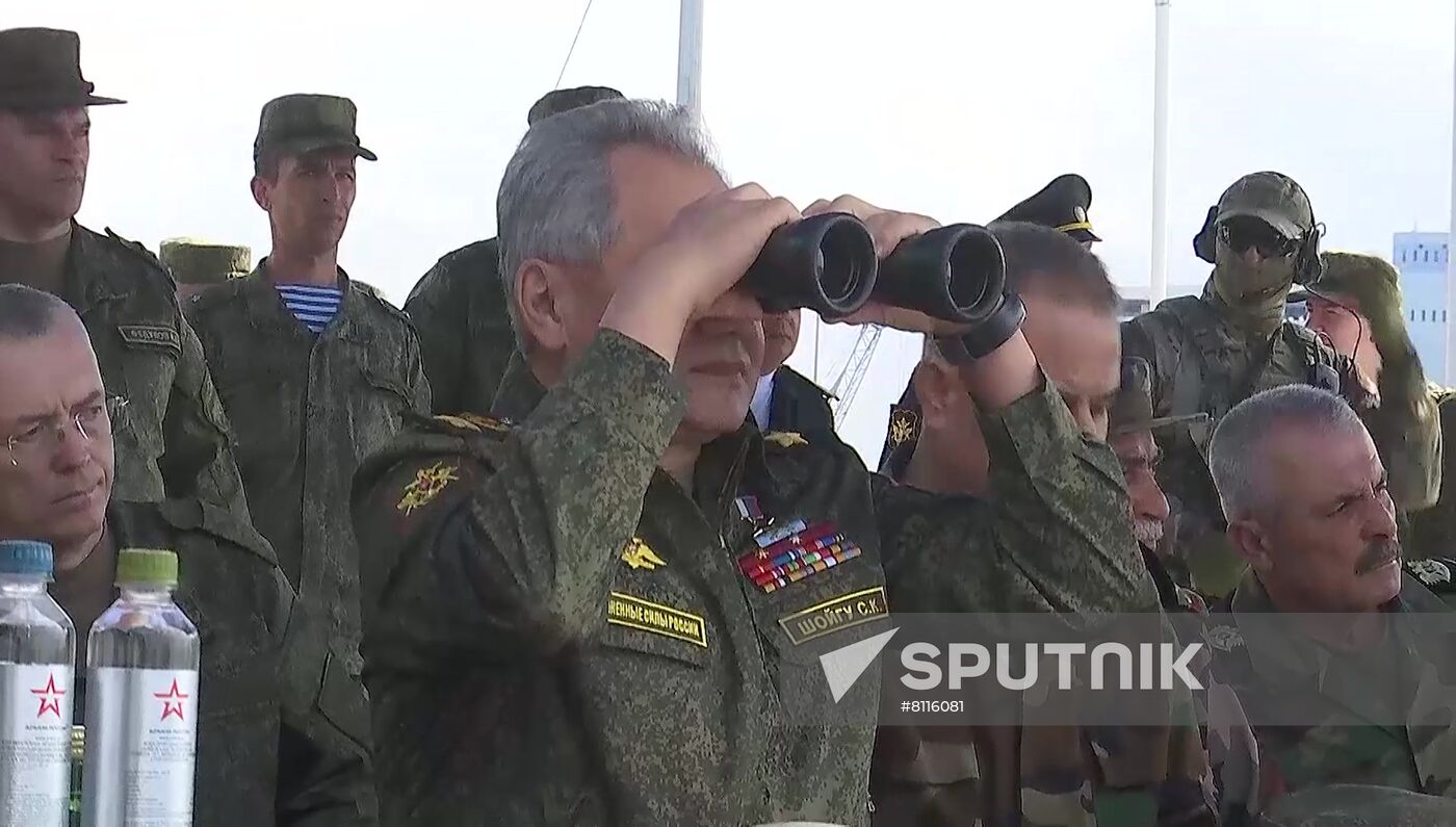 Russia Naval Drills