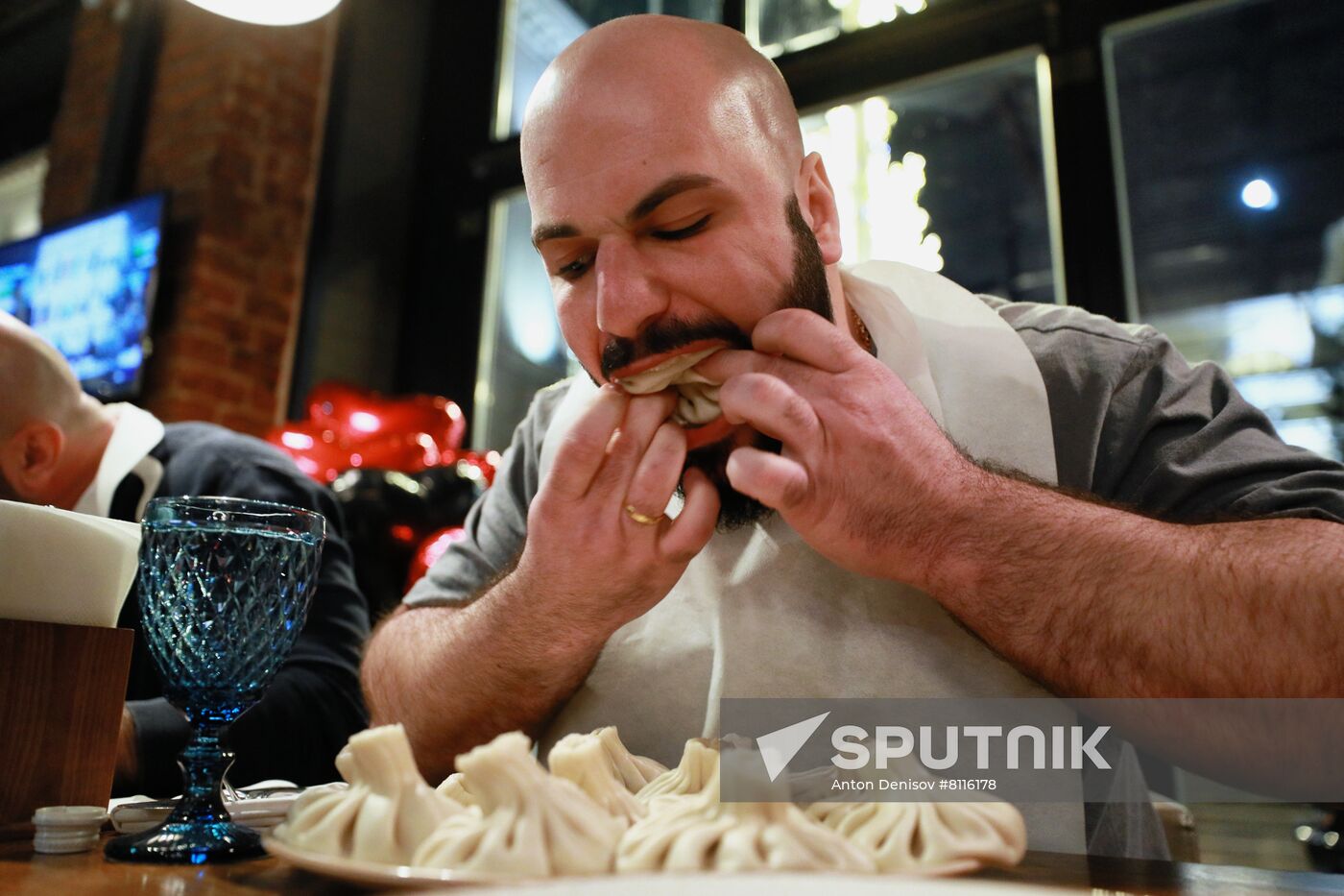 Russia Khinkali-Eating Contest
