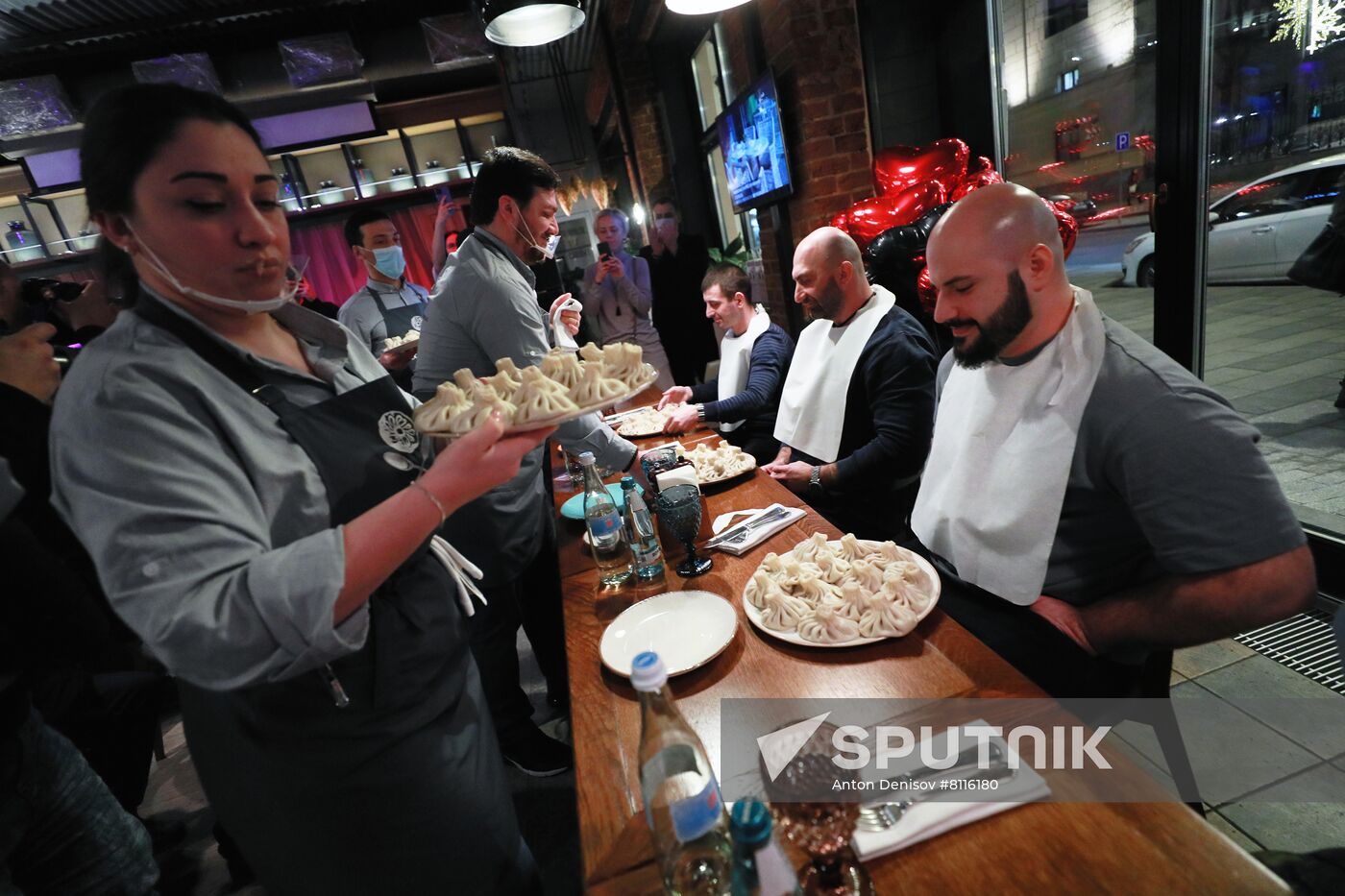 Russia Khinkali-Eating Contest