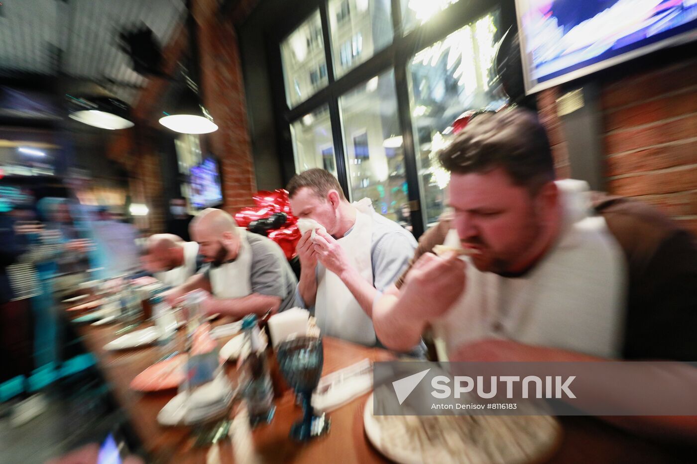 Russia Khinkali-Eating Contest