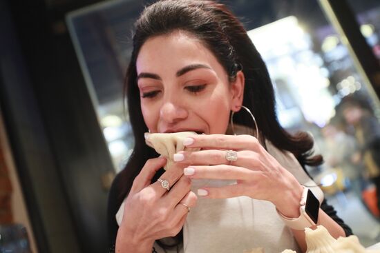 Russia Khinkali-Eating Contest