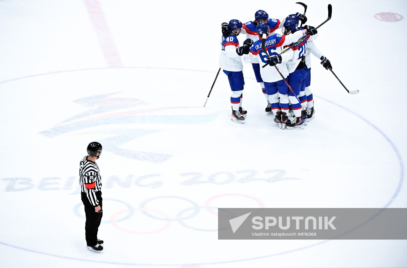 China Olympics 2022 Ice Hockey Men US - Slovakia