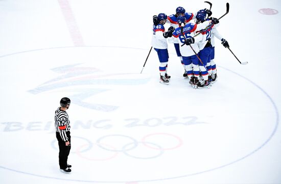 China Olympics 2022 Ice Hockey Men US - Slovakia