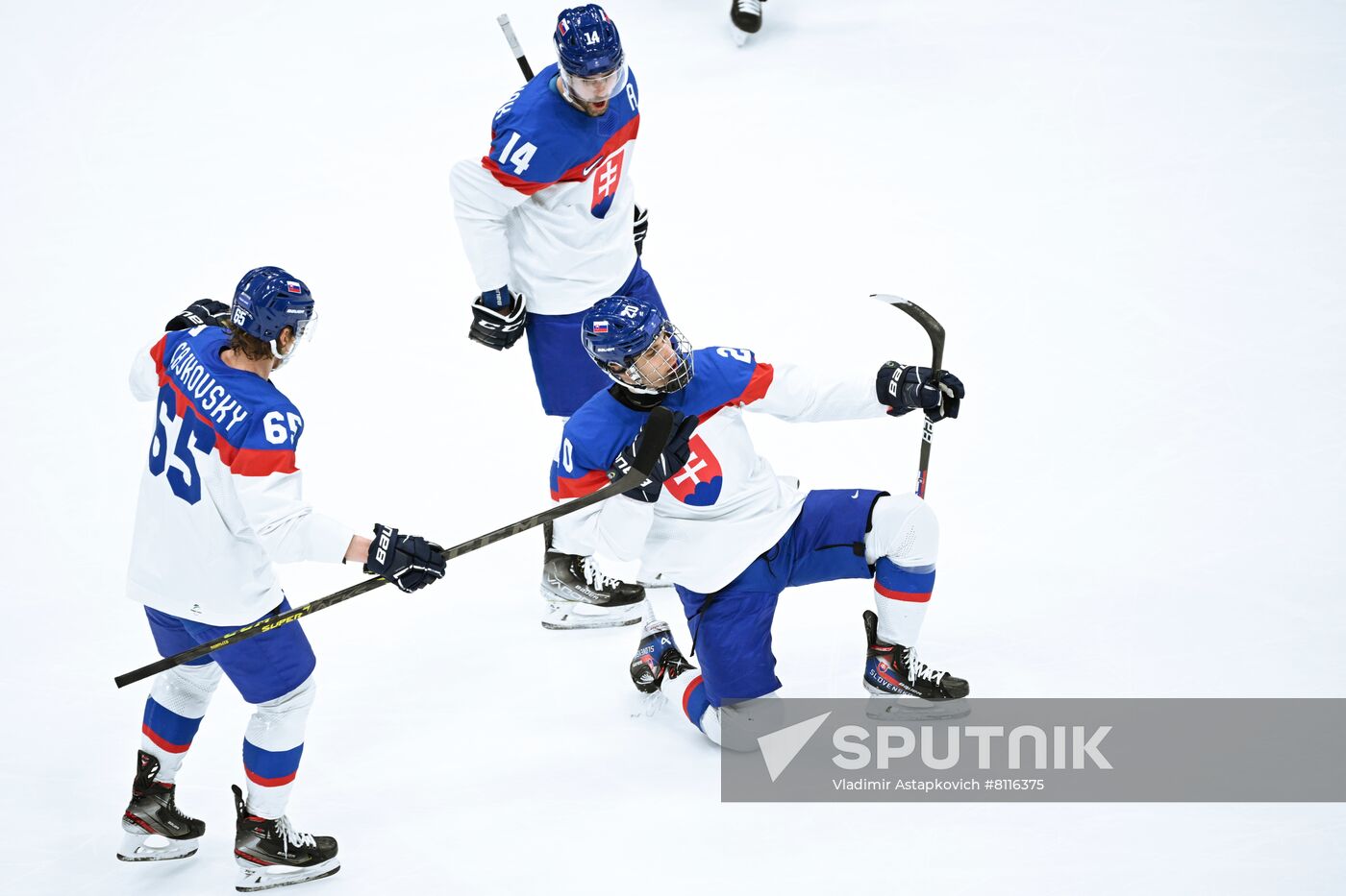 China Olympics 2022 Ice Hockey Men US - Slovakia